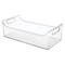 mDesign Plastic Storage Organizer Bin for Kids Supplies with Handles